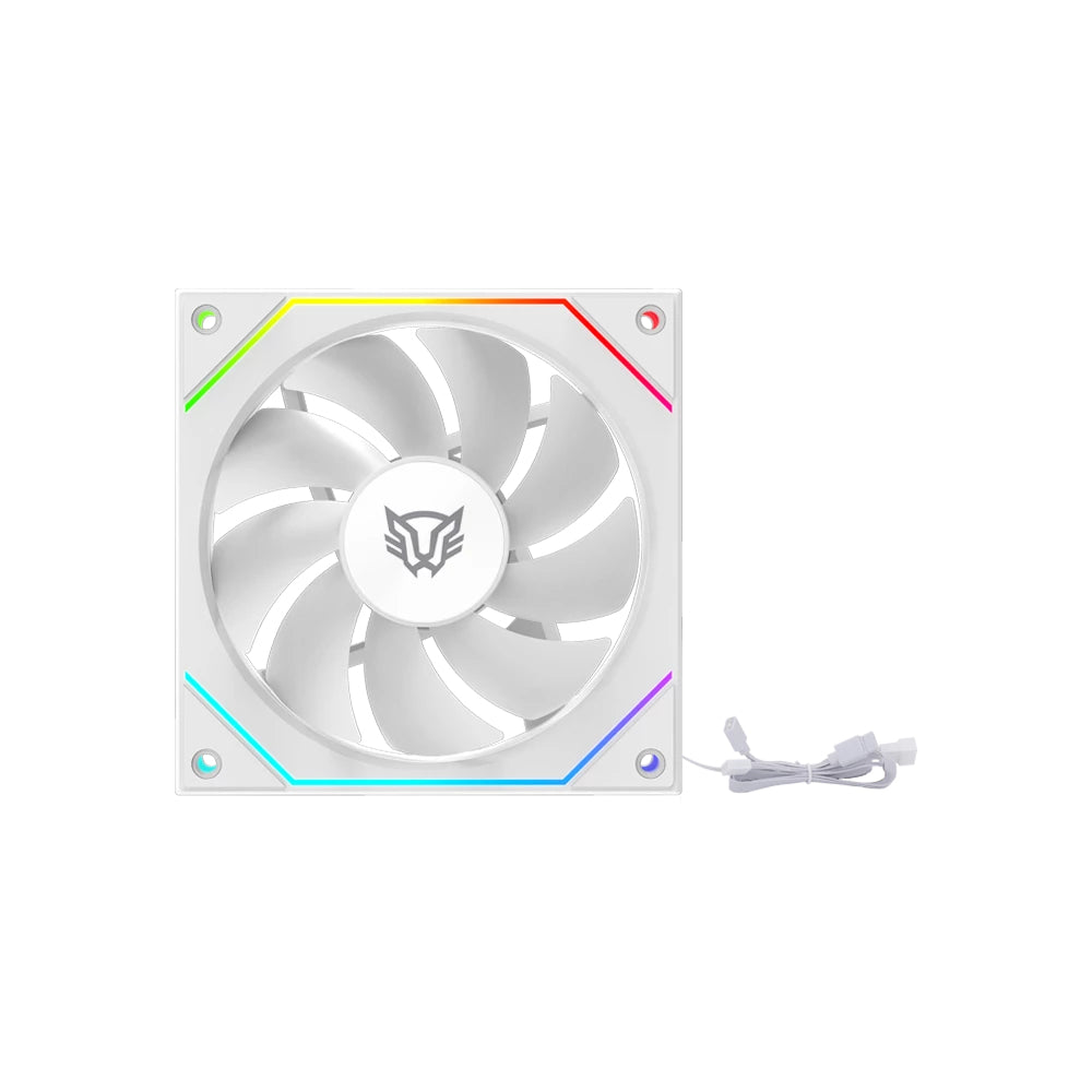 Balam Rush BR-942355 sistema de refrigeración de computadora Gabinete de la computadora Ventilador 12 cm Blanco