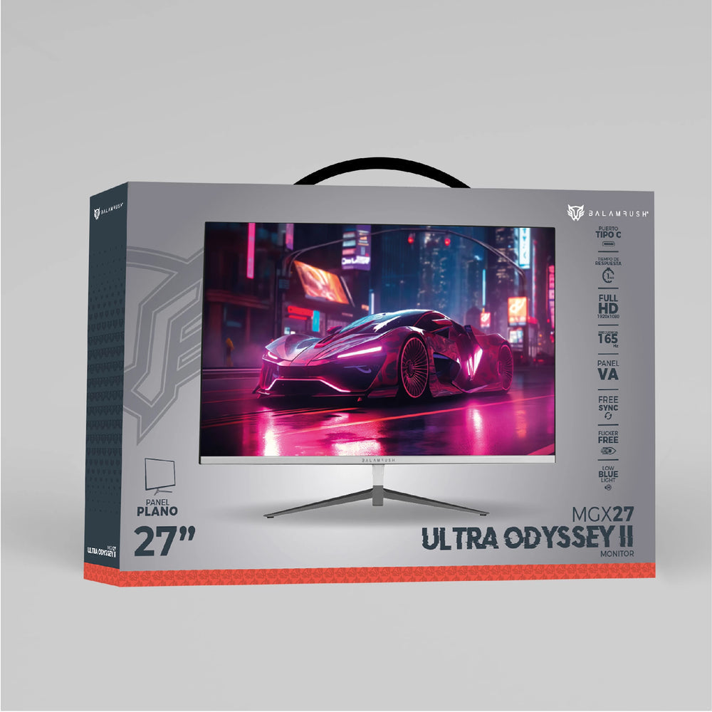 Balam Rush BR-938303 pantalla para PC 68,6 cm (27") 1920 x 1080 Pixeles Full HD LCD Blanco