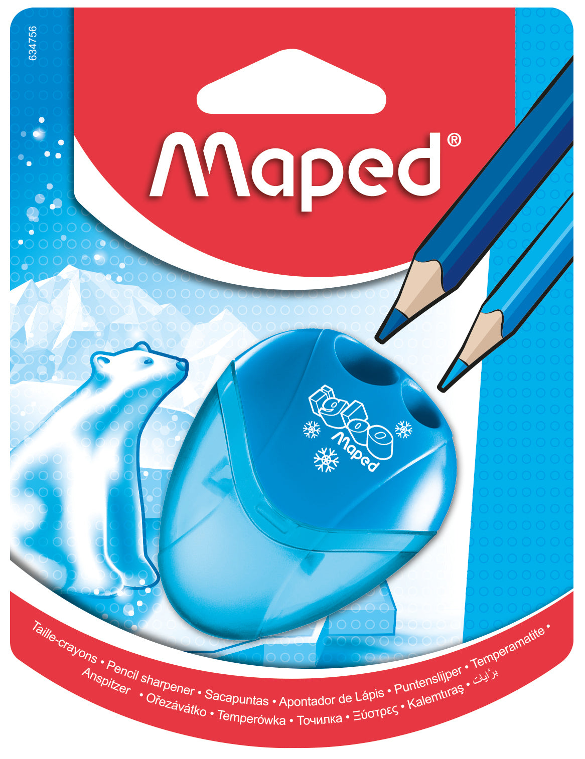 Sacapuntas i-gloo Maped 2 orificios col