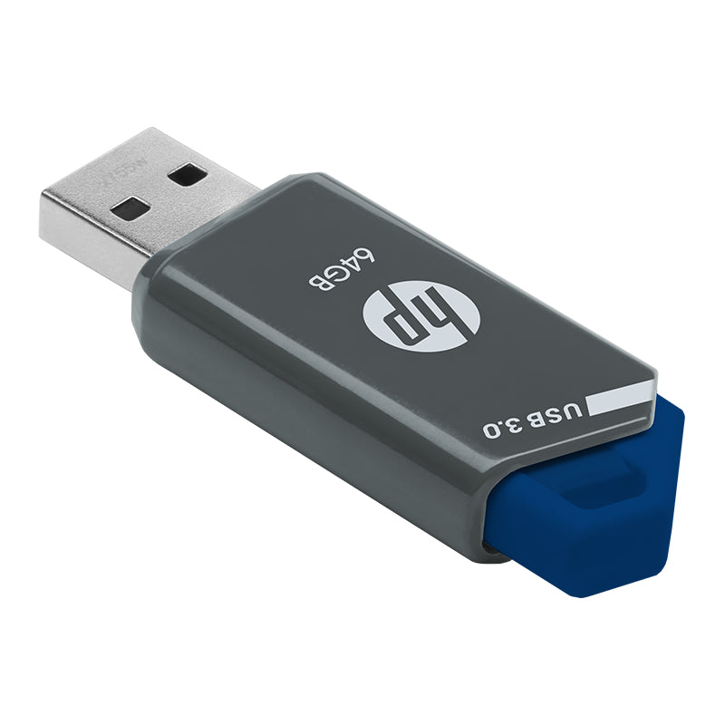 PNY HP x900w unidad flash USB 64 GB USB tipo A 3.2 Gen 1 (3.1 Gen 1) Azul, Gris, Deslizar