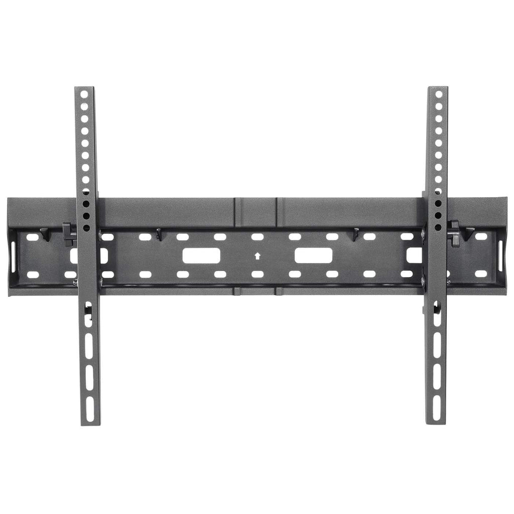 Manhattan Soporte para TV, de pared, con inclinación, pantallas planas de 37" a 70" de máximo 35 kg, con área de almacén / repisa integrada Monitor Negro