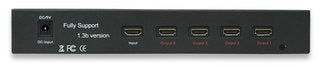Manhattan 4-port HDMI Splitter divisores de vídeo HDMI 4x HDMI 4 1x HDMI M, 4x HDMI FM
