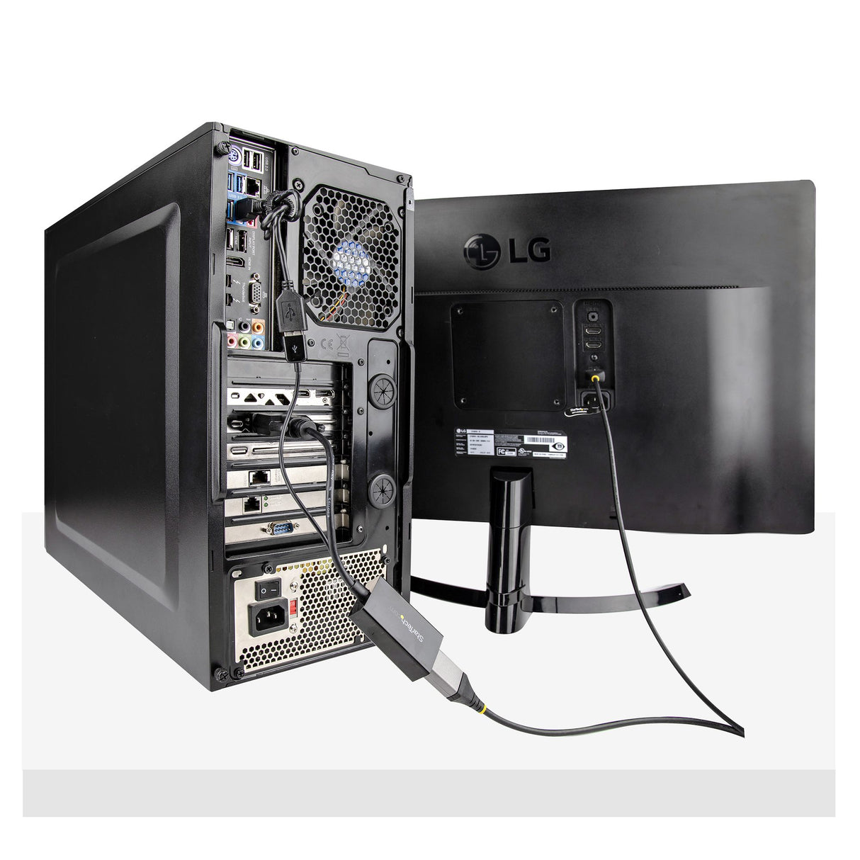 StarTech.com Adaptador DVI a DisplayPort Alimentado por USB - Conversor DVI a DisplayPort - Convertidor DVI-D a DP - 192