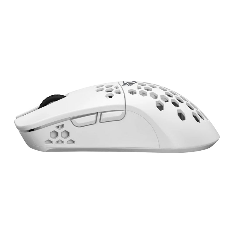 Balam Rush BR-936866 ratón Juego Ambidiestro RF inalámbrico + bluetooth Óptico 10000 DPI, Blanco