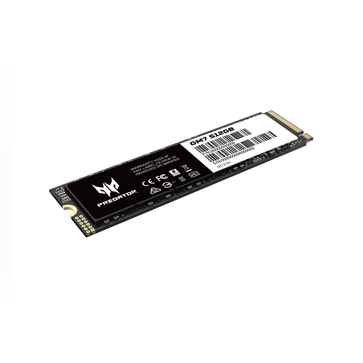 Predator Predator GM7-512GB unidades internas de estado sólido 2.0 512 GB M.2 PCI Express 4.0
