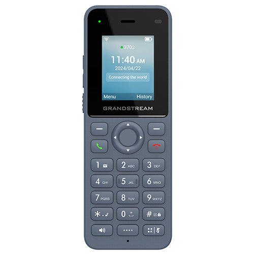 WP826, Teléfono IP HD WiFi-6 Dualband, USB-C, 3.5mm, Bluetooth, LCD color 2.4", PTT