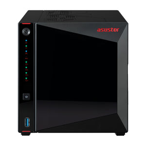 Asustor AS5404T servidor NAS o de almacenamiento Intel® Celeron® N5105 4 GB DDR4 0 TB ADM Negro