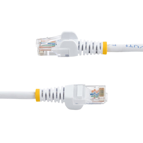 StarTech.com Cable de 1m Blanco de Red Fast Ethernet Cat5e RJ45 sin Enganche - Cable Patch Snagless Cables de red 1 m Ca