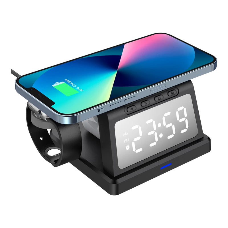 Acteck Energon S-Mate CI730 Audífonos, Smartphone, Reloj inteligente Negro USB Cargador inalámbrico Interior