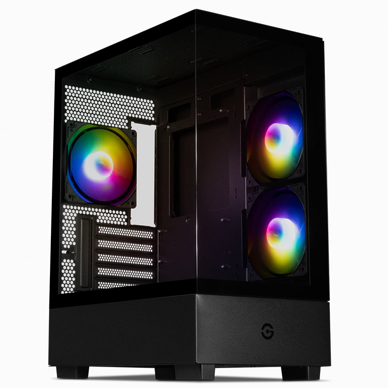 Getttech Fish Tank GCM-550AC-02 Mini Tower Negro 550 W, Micro ATX, Mini-ITX, SPCC
