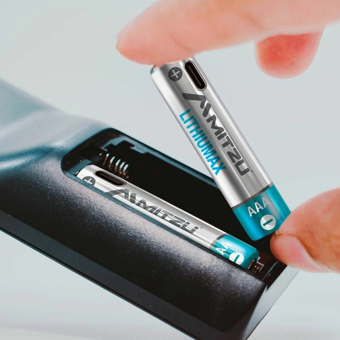 MITZU MLR-4XAAA pila de uso doméstico Batería recargable AAA Litio, 4 pieza(s), 390 mAh