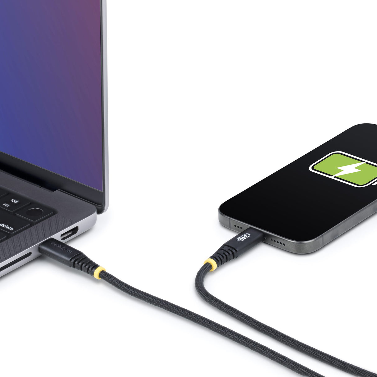 StarTech.com Cable de Carga USB-C de 3m - Cable Cargador USB Tipo C - PD EPR 240W 5A - Durable y Ultra Flexible - Cable