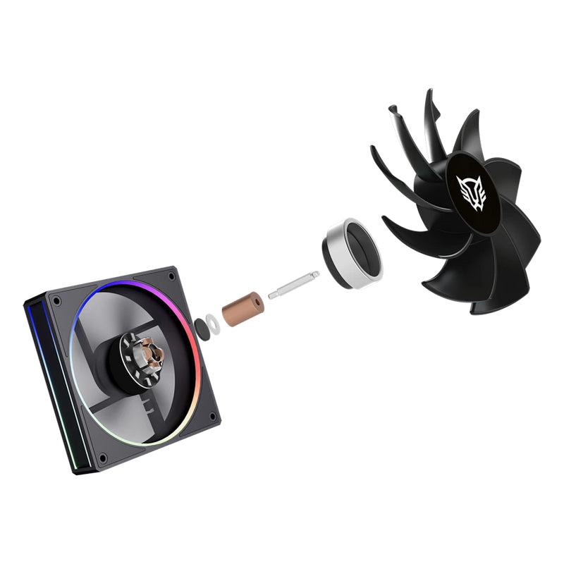 Balam Rush Eolox Bora-R EXB85R Carcasa del ordenador Ventilador 12 cm Negro