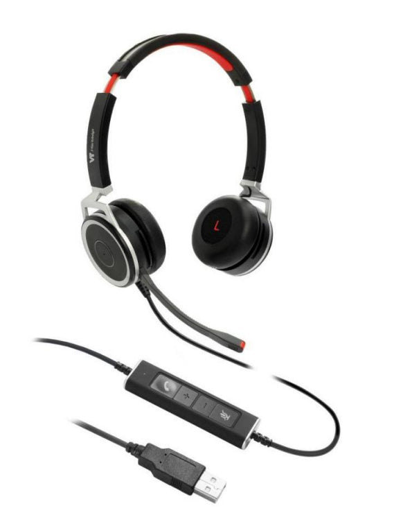 VTX220ENC-D, Diadema binaural, Conector USB 2.0