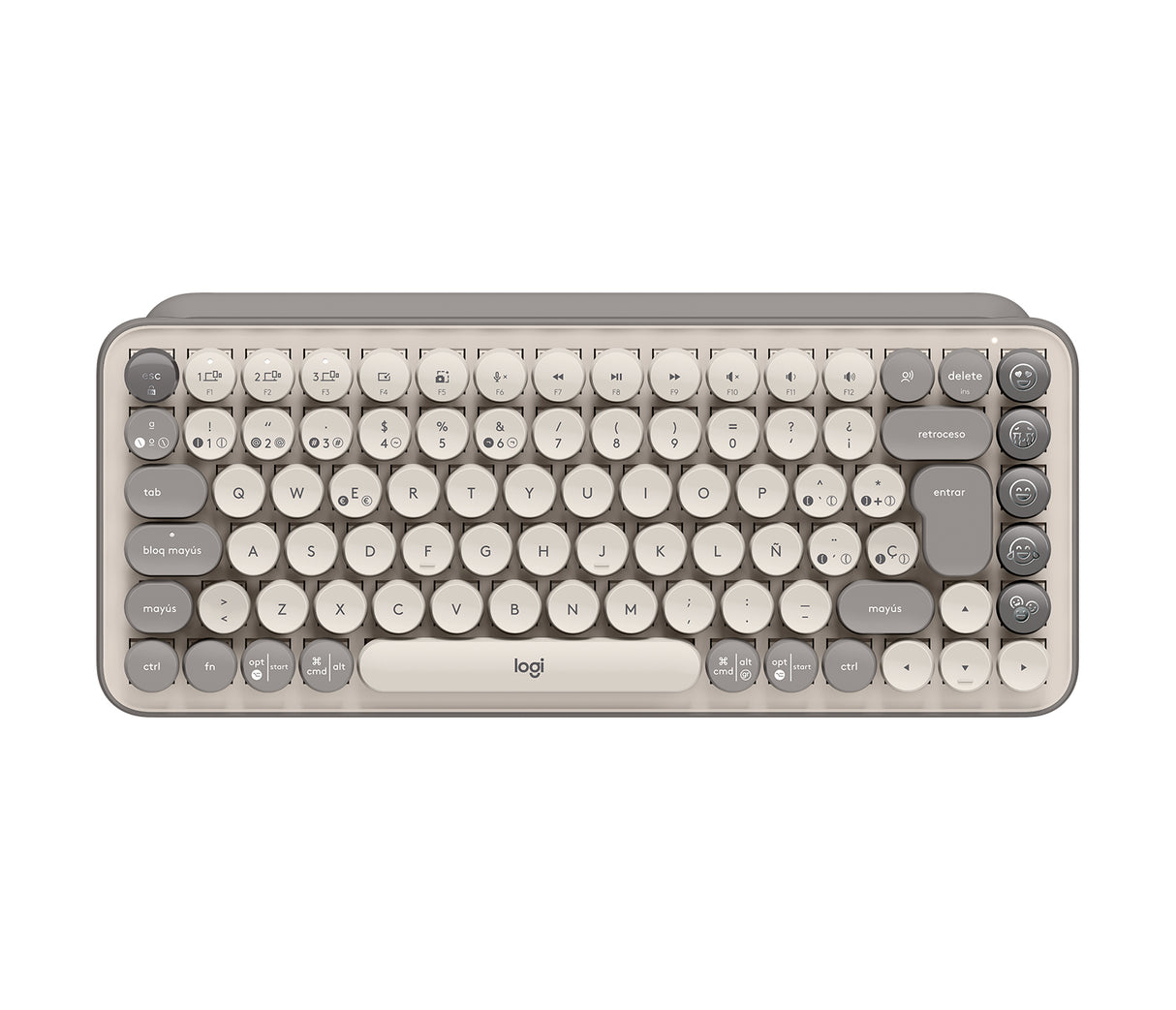 Logitech POP Keys Teclado Logitech Tactile Universal Inalámbrico Bluetooth