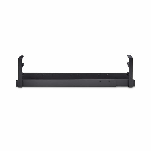 StarTech.com Bandeja Gestionador de Cables Negro - Soporte de Regleta - para Debajo del Escritorio - Ajustable en Longit
