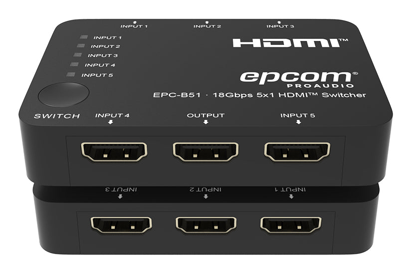 Epcom EPC-B51 interruptor de video HDMI