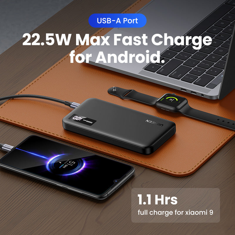Ugreen 25742 batería externa Ión de litio 10000 mAh Negro