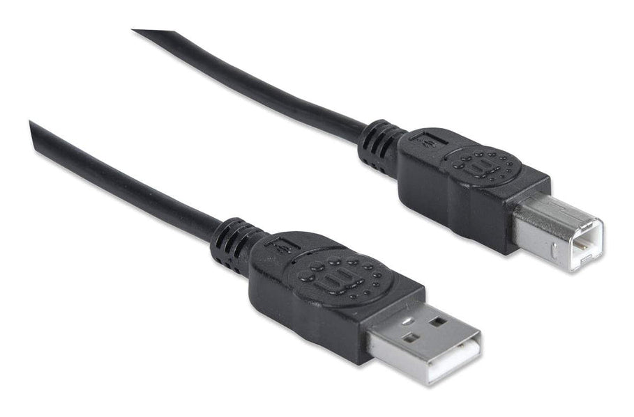 Manhattan Cable para Dispositivos USB B de Alta Velocidad Cable USB 2.0 USB A USB B Macho