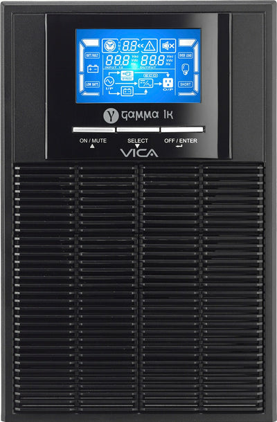 Vica GAMMA 1K Sistemas de alimentación ininterrumpidas (UPS) Doble conversión (en línea) 1 kVA NEMA 5-15R