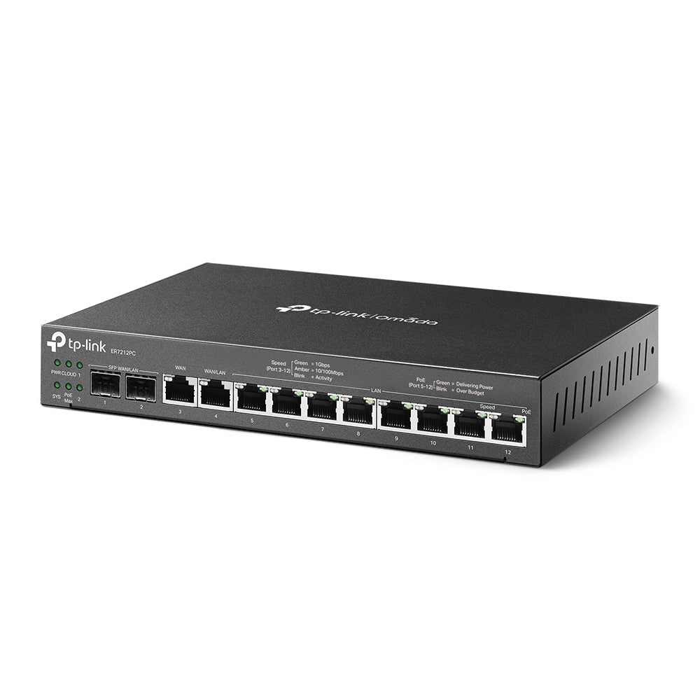 TP-Link Omada ER7212PC Router Si Si Gigabit Ethernet 10/100/1000Base-T(X)