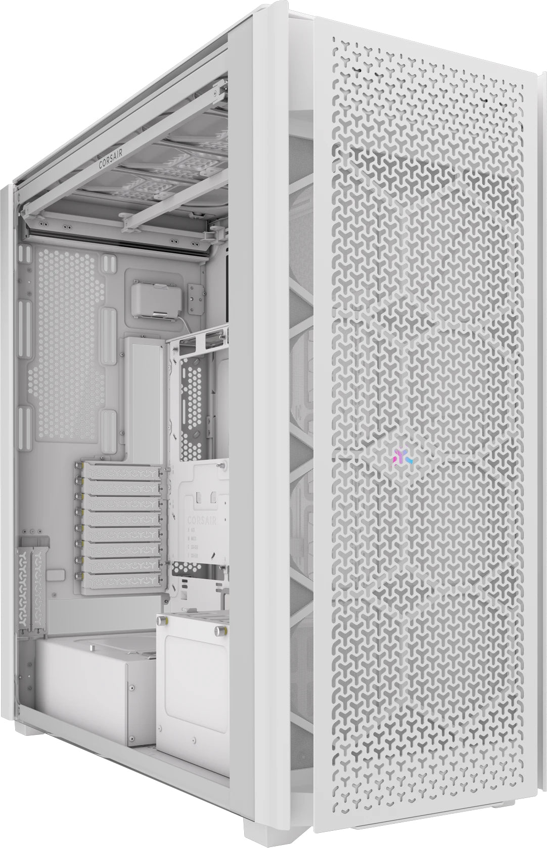Corsair 9000D RGB AIRFLOW Full Tower Blanco, ATX, Acero inoxidable, Vidrio templado