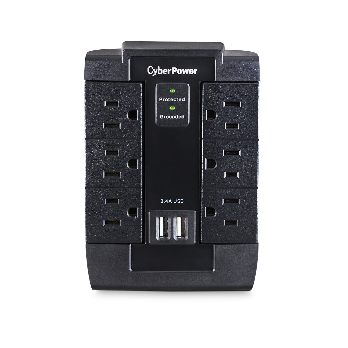 CyberPower P600WSURC1 limitador de tensión 1200 J 6 salidas AC NEMA 5-15R 125 V