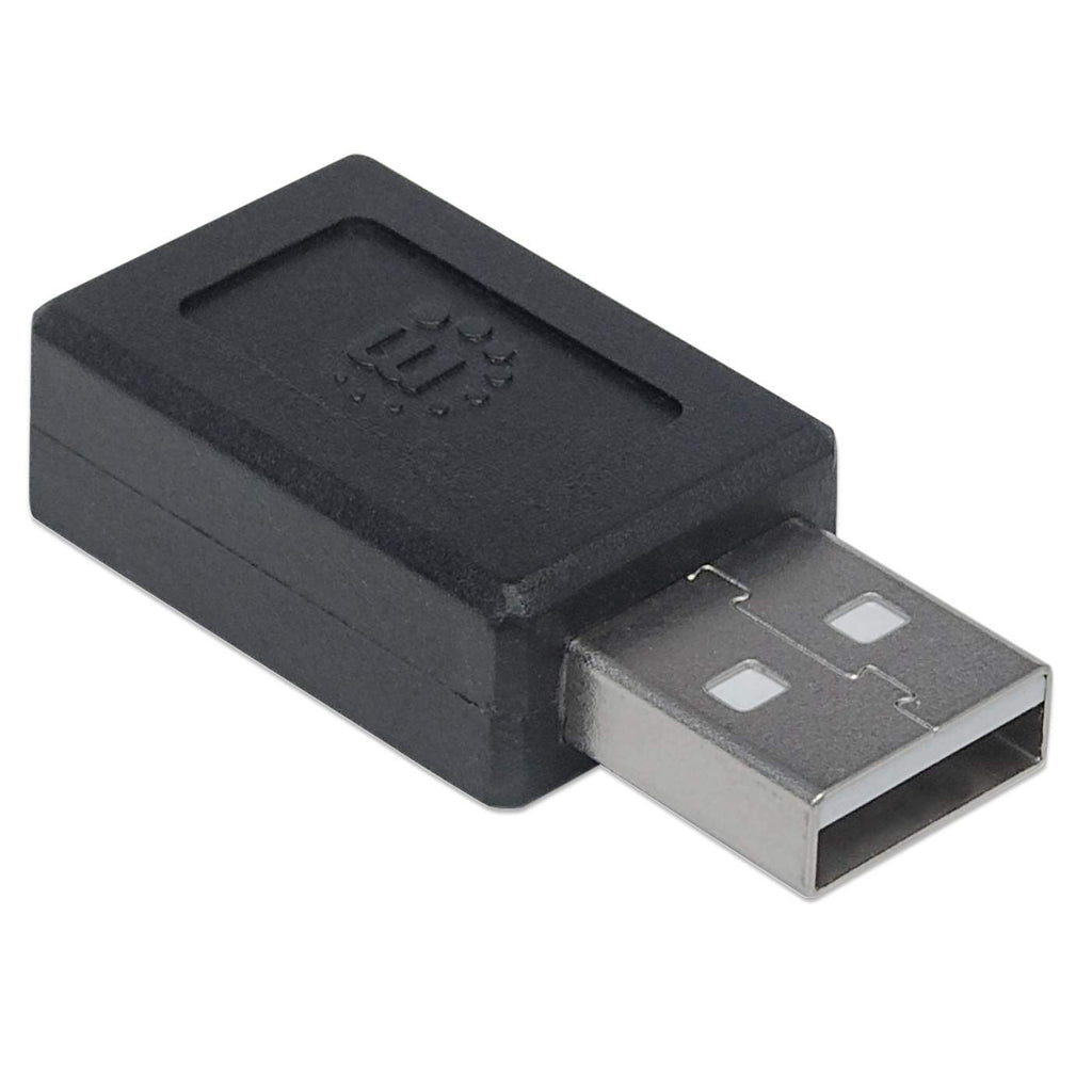Manhattan Adaptador USB 2.0 de Tipo C a Tipo A Cable USB A USB C Macho Hembra