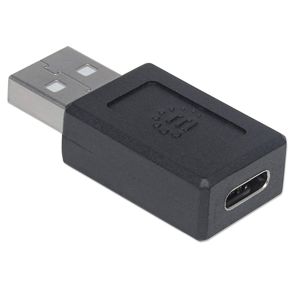 Manhattan Adaptador USB 2.0 de Tipo C a Tipo A Cable USB A USB C Macho Hembra