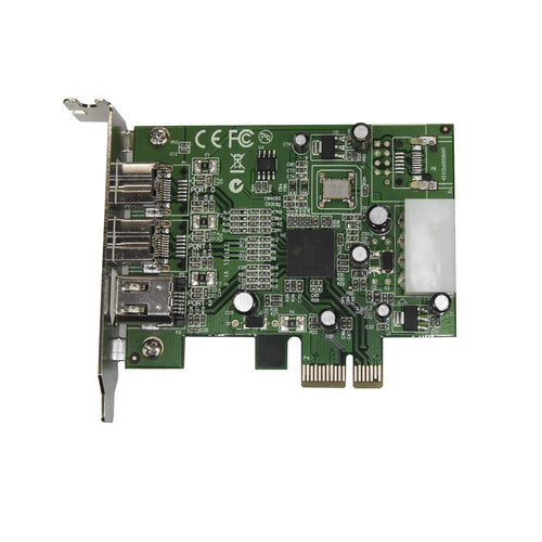 StarTech.com Adaptador Tarjeta FireWire PCI-Express Bajo Perfil de 2 Puertos F/W 800 y 1 Puerto F/W 400 Tarjetas y adapt