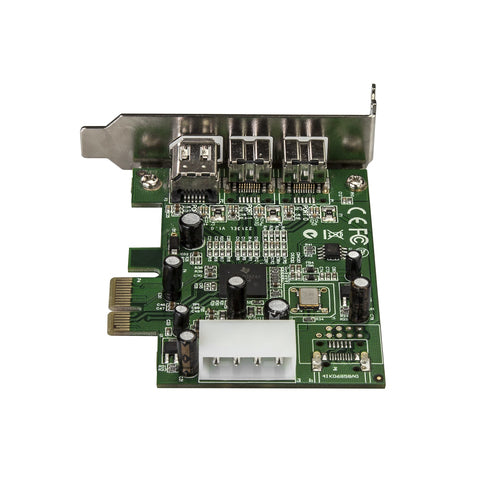 StarTech.com Adaptador Tarjeta FireWire PCI-Express Bajo Perfil de 2 Puertos F/W 800 y 1 Puerto F/W 400 Tarjetas y adapt