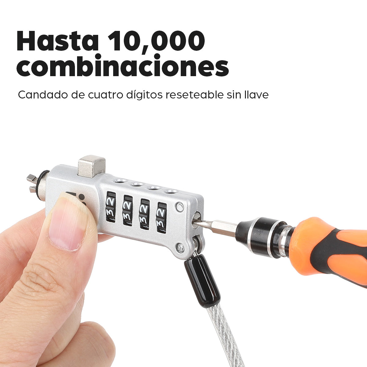 MANHATTAN Candado 440301, Producto Empresarial, Seguridad Alta, Resistente