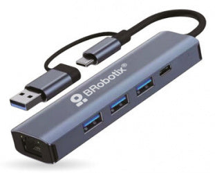 406603 - Docking 5 En 2: Conector Dual USB A Y Ti