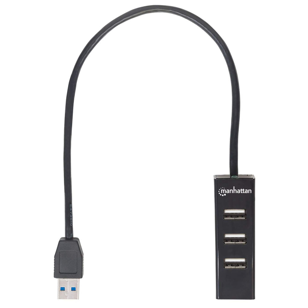 Manhattan Hub combo USB 3.0 / 2.0 hubs de interfaz USB 3.2 Gen 1 (3.1 Gen 1) Type-A 3 1 4