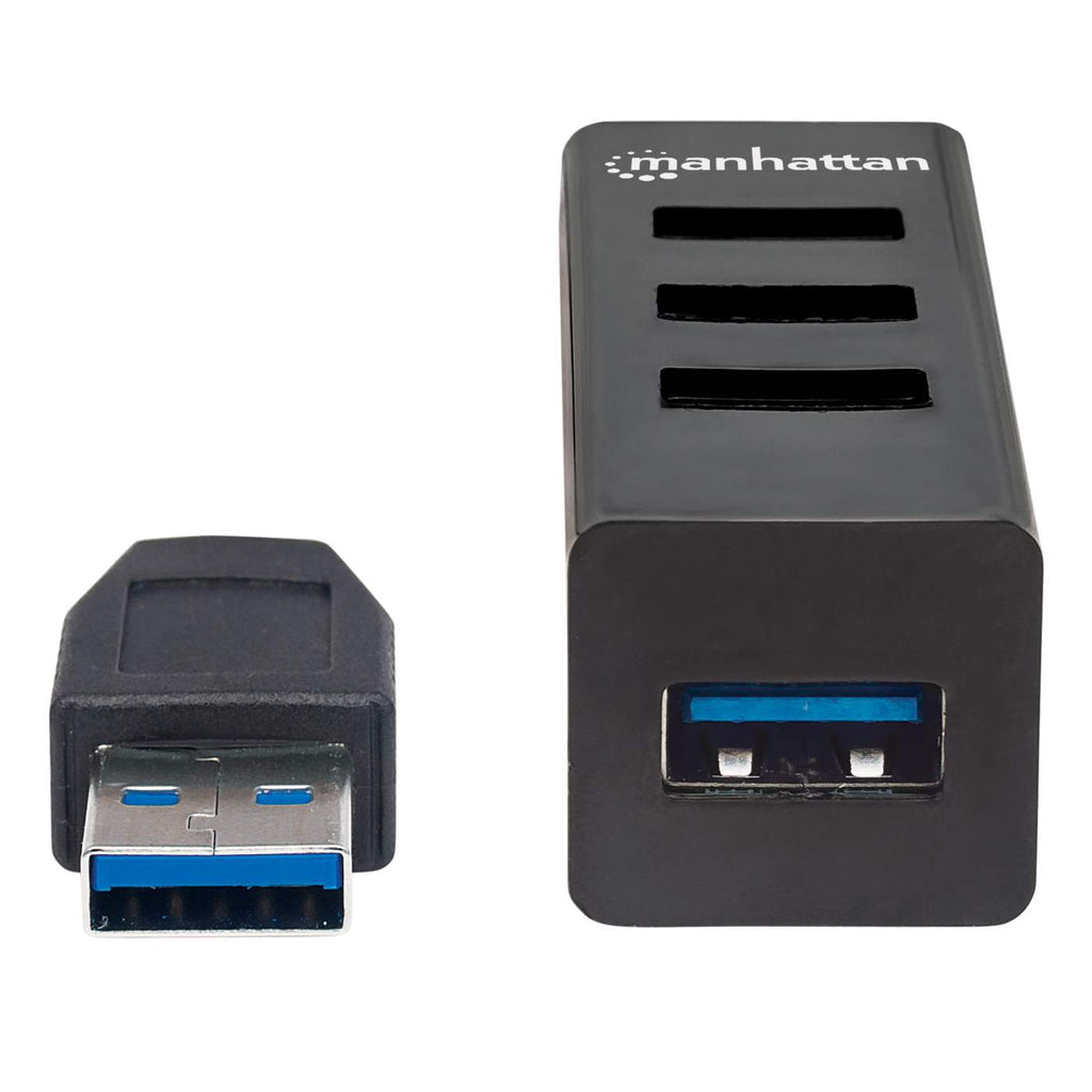Manhattan Hub combo USB 3.0 / 2.0 hubs de interfaz USB 3.2 Gen 1 (3.1 Gen 1) Type-A 3 1 4