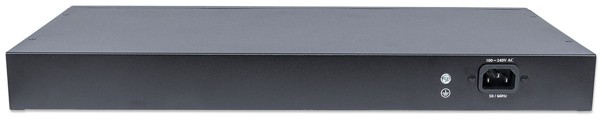 POE SWITCH INT GB 16 PTOS 19" 30W/PTO, 220W, ADMIN + 2 SFP