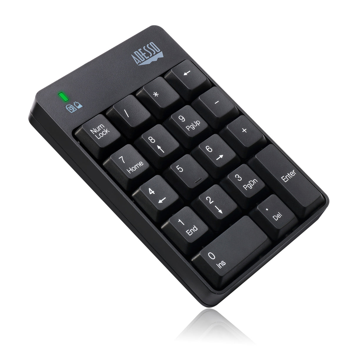 Adesso Wireless Spill Resistant 18-Key Numeric Keypad