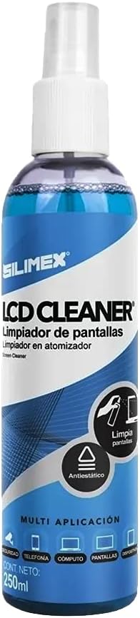 Limpiador Antiestatico para Pantallas Silimex LCD Led Plasma 250 ml FullOffice.com