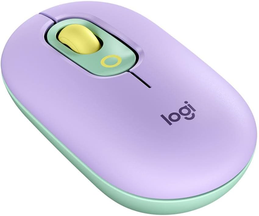 Mouse Pop Logitech Inalámbrico, Emoji Personalizable, Fresh Vibes - 910-006550 FullOffice.com