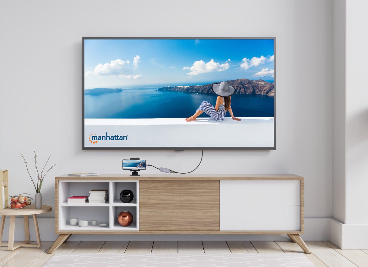 MANHATTAN Docking Station 190299, USB 3.0, HDMI, Compatible con Windows