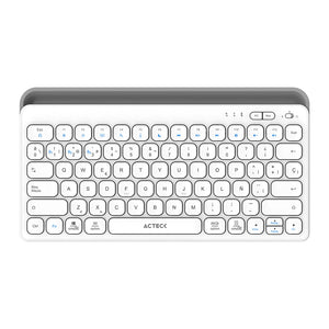 Teclado ACTECK Multidispositivo Inspire TrekTI737 / 2.4 MHz + 2 modos BT / Tamaño 65% / Teclas de Membrana Tipo Tijera