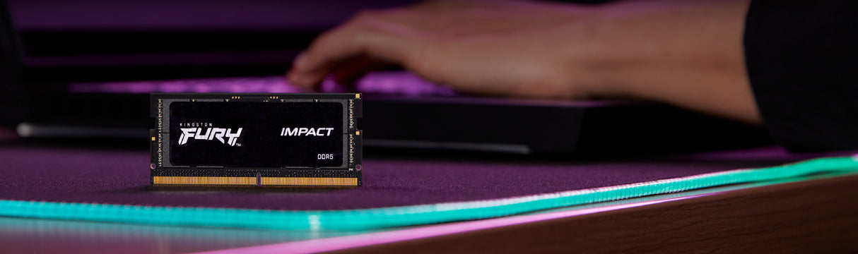 Kingston Technology 32 GB 5600 MT/s DDR5 CL40 SODIMM FURY Impact PnP Memoria RAM Si 40 32 GB 1 x 32 GB