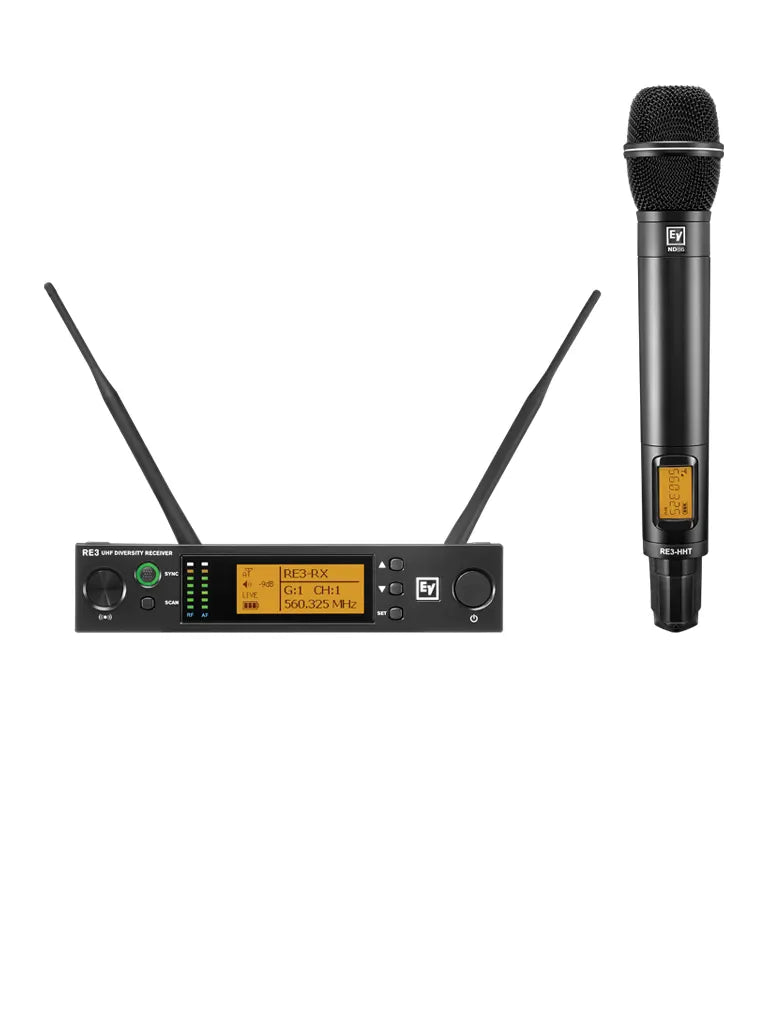 BOSCH Micrófono Inalámbrico RE3-ND86-6M, Supercardioide, 653-663 MHz, 48V PoE