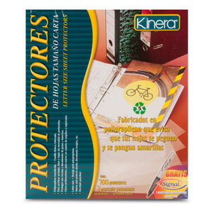 Mica Kinera 360 Protector Hoja Carta Caja/100 - 360 FullOffice.com