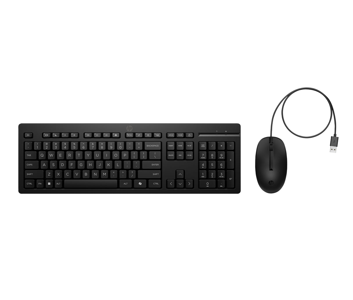 HP Combo de teclado y ratón con cable HP 225 Teclados Oficina Alámbrico USB