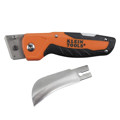 44-218 - Klein Tools Navaja Multiusos Pelacables / Cuchilla Hawkbill Reemplazable / Acero Inoxidable