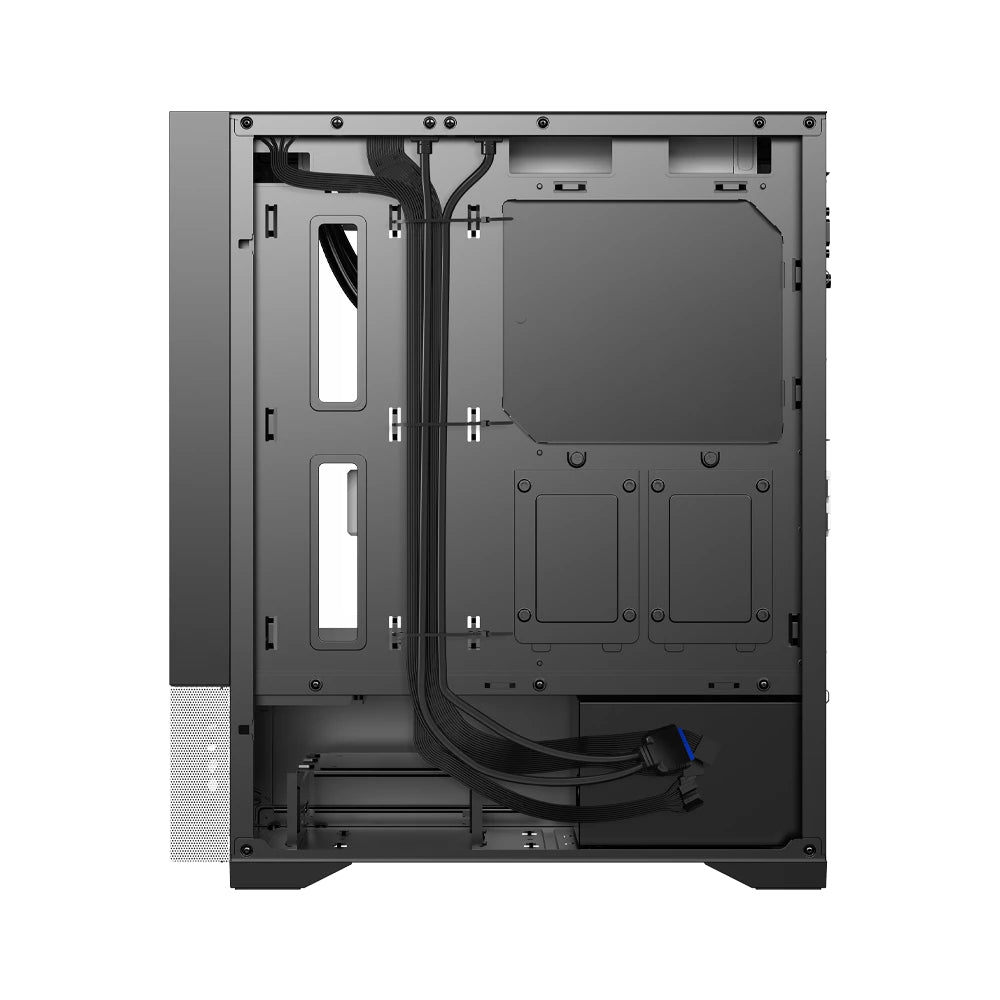 Balam Rush Nitrox Crystal 5500 CBW Midi Tower Negro, Blanco