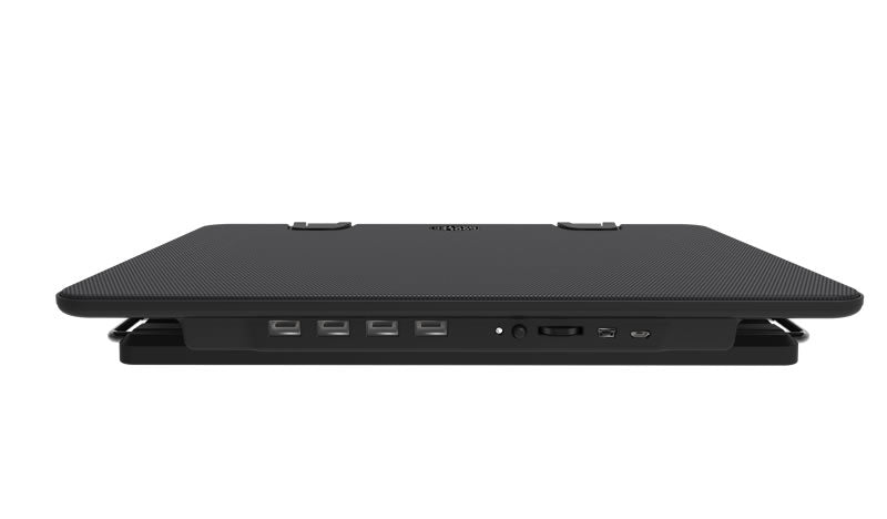 Cooler Master Ergostand IV Soporte para computadora portátil Negro 43.2 cm (17"), Metal, Plástico, Caucho