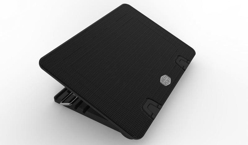 Cooler Master Ergostand IV Soporte para computadora portátil Negro 43.2 cm (17"), Metal, Plástico, Caucho