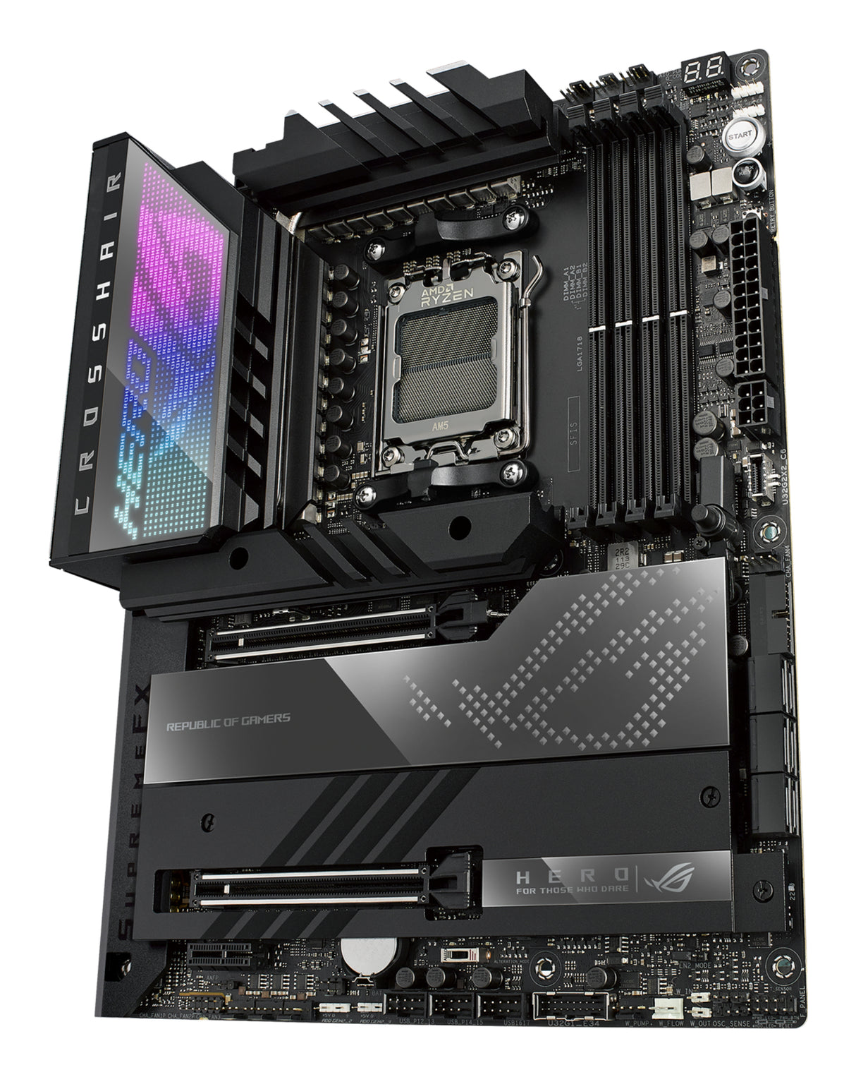 ASUS ROG CROSSHAIR X670E HERO placas base AMD Zócalo AM5 AMD Ryzen™ 7 Zócalo AM5